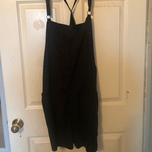 brand new black torrid shortalls